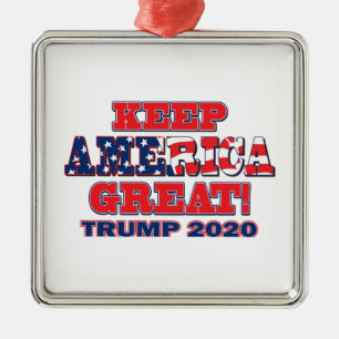 Adorno Metálico Mantener a Estados Unidos como gran Trump 2020