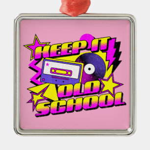 Adorno Metálico Mantener la vieja escuela