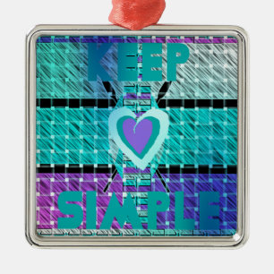 Adorno Metálico Manténganlo simple