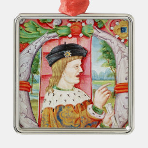 Adorno Metálico Manuel I "el afortunado", rey de Portugal