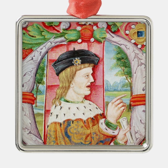 Adorno Metálico Manuel I "el afortunado", rey de Portugal (Frente)