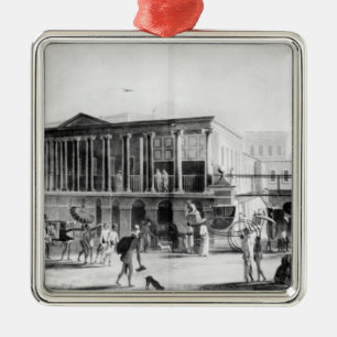 Adorno Metálico Manufactura y bazar, casa de Calcutta
