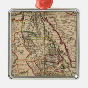 Adorno Metálico Mapa africano