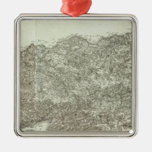 Adorno Metálico Mapa compuesto de Francia 6