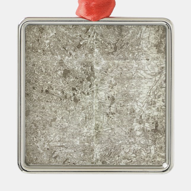 Adorno Metálico Mapa compuesto de Francia 9 (Frente)