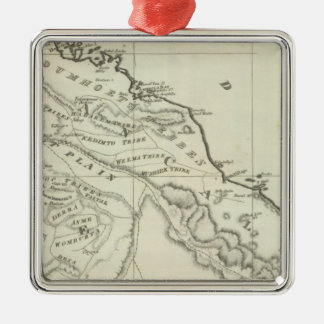Adorno Metálico Mapa de Abyssinia