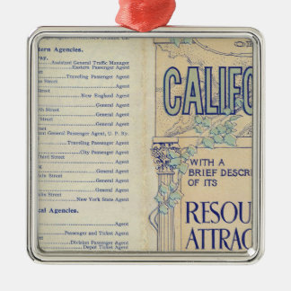 Adorno Metálico Mapa de California 2