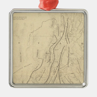 Adorno Metálico Mapa de esbozo que muestra los errores