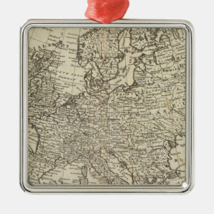 Adorno Metálico Mapa de Europa 3
