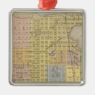 Adorno Metálico Mapa de Hastings, el condado de Dakota, Minnesota