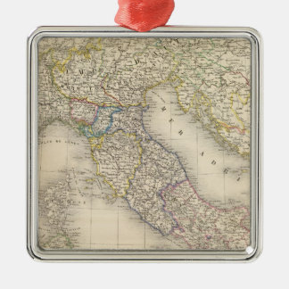 Adorno Metálico Mapa de Italia