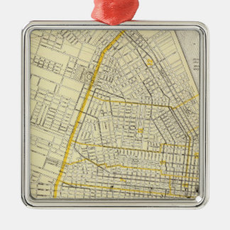 Adorno Metálico Mapa de la ciudad de San Luis