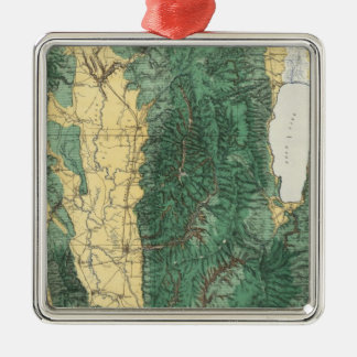 Adorno Metálico Mapa de la clasificación de tierra de Utah del