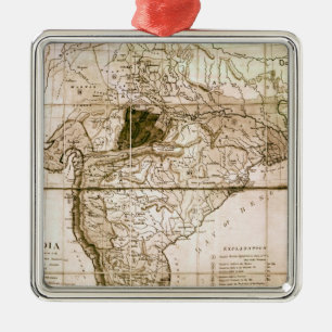 Adorno Metálico Mapa de la India, 1803