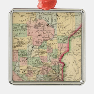 Adorno Metálico Mapa de Minnesota de Mitchell