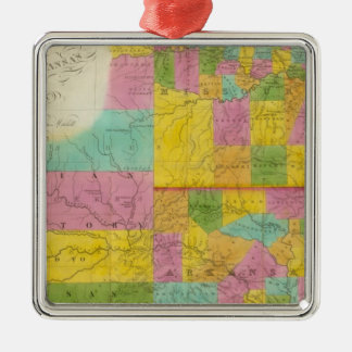 Adorno Metálico Mapa de Missouri