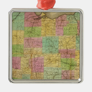 Adorno Metálico Mapa de Ohio 2
