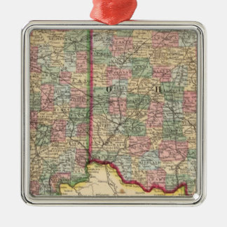 Adorno Metálico Mapa de Ohio, Indiana de Mitchell