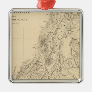 Adorno Metálico Mapa de porciones de Utah