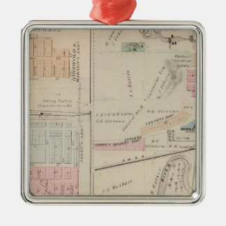 Adorno Metálico Mapa de Rushford, condado de Fillmore, Minnesota