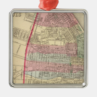 Adorno Metálico Mapa de San Luis de Mitchell