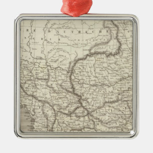 Adorno Metálico Mapa de Turquía y Grecia