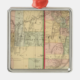 Adorno Metálico Mapa de Utah, Nevada, por Mitchell