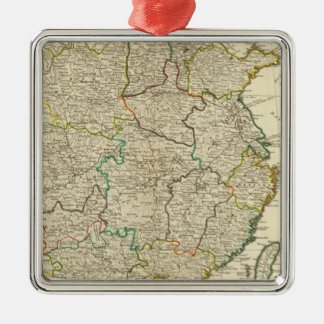 Adorno Metálico Mapa del atlas de China, Corea