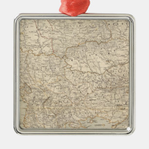 Adorno Metálico Mapa del atlas de Turquía y de Grecia