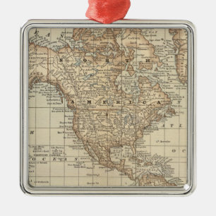 Adorno Metálico Mapa del mundo 3