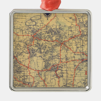 Adorno Metálico Mapa estándar de Minnesota