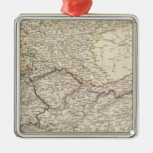 Adorno Metálico Mapa general de Alemania