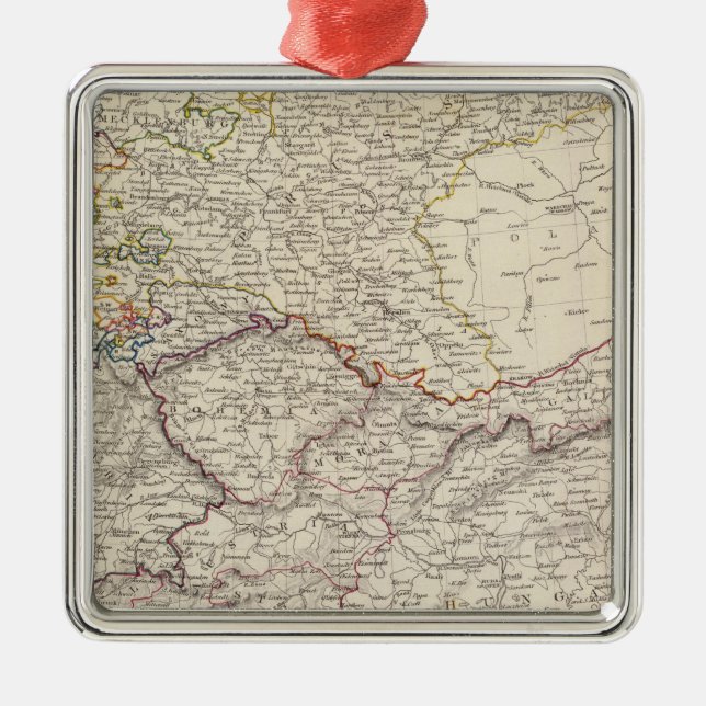 Adorno Metálico Mapa general de Alemania (Frente)