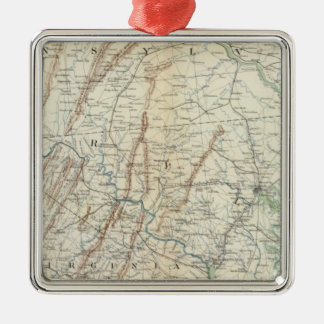 Adorno Metálico Mapa general I