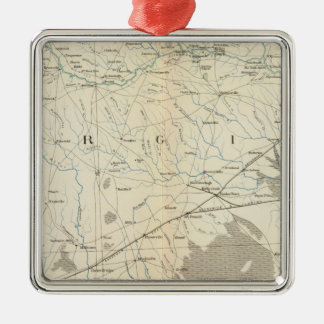 Adorno Metálico Mapa general X