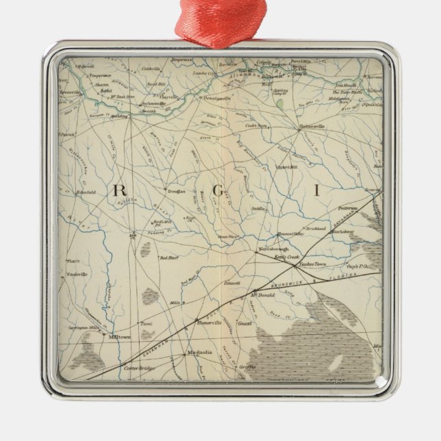 Adorno Metálico Mapa general X (Frente)
