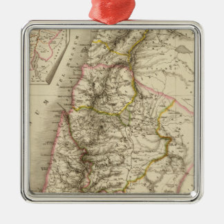 Adorno Metálico Mapa religioso del atlas de Oriente Medio
