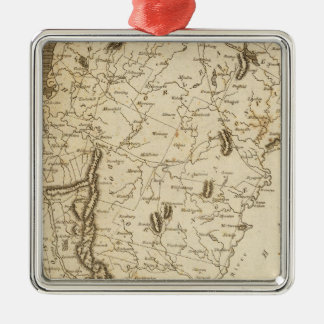 Adorno Metálico Mapa Vermont de Arrowsmith