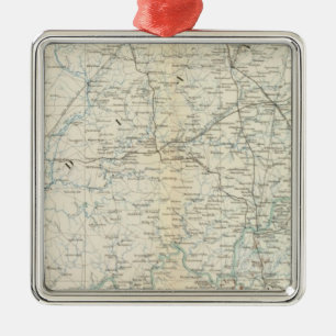 Adorno Metálico Mapa XVI de la GEN