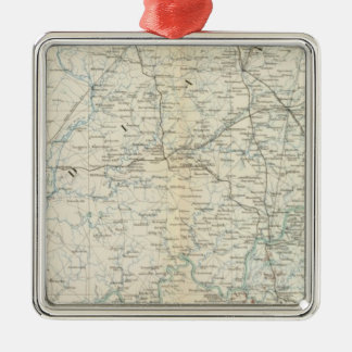 Adorno Metálico Mapa XVI de la GEN