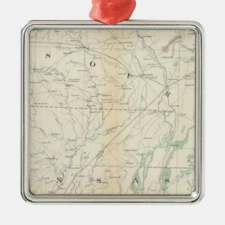 Adorno Metálico Mapa XVIII de la GEN