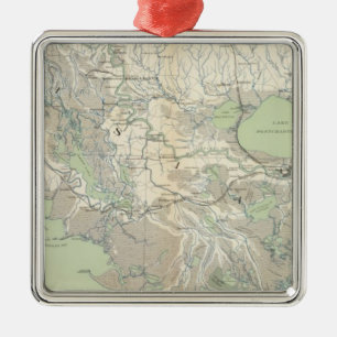 Adorno Metálico Mapa XXI de la GEN