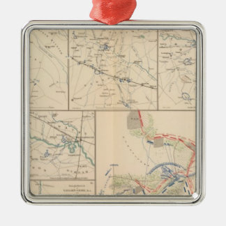 Adorno Metálico Mapas de campaña de Savannah Goldsborough