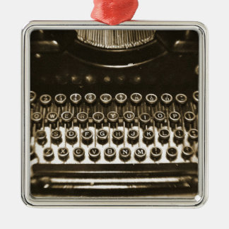 Adorno Metálico Máquina de escribir
