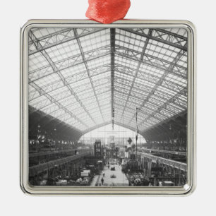 Adorno Metálico Maquinaria Pasillo, exposición universal