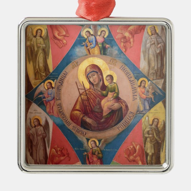 Adorno Metálico María, Jesús Y Ángeles (Frente)