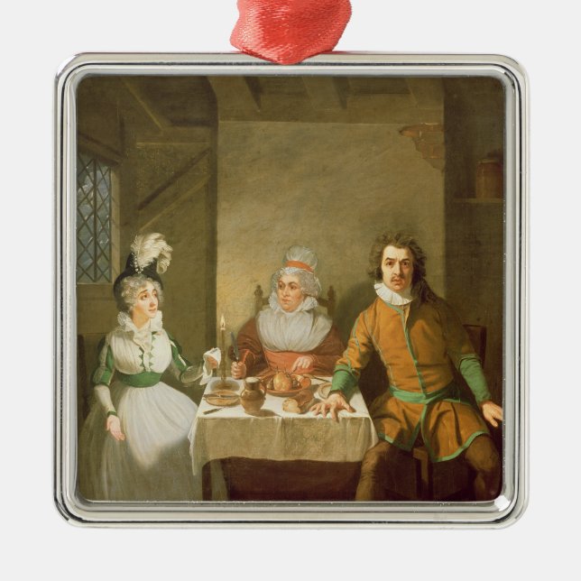 Adorno Metálico Maria suave como Josephine (Frente)