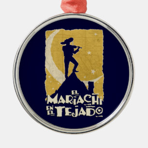 Adorno Metálico Mariachi en el techo