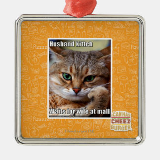 Adorno Metálico Marido Kitteh