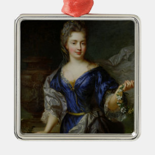 Adorno Metálico Marie-Anne de Borbón Princesa de Conti